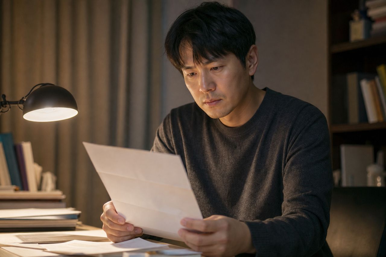 리모델링 총회 질문, 사업비·공사범위·일정을 나눠 준비하는 법 관련 상황을 보여주는 이미지 — 서류를 검토하는 모습