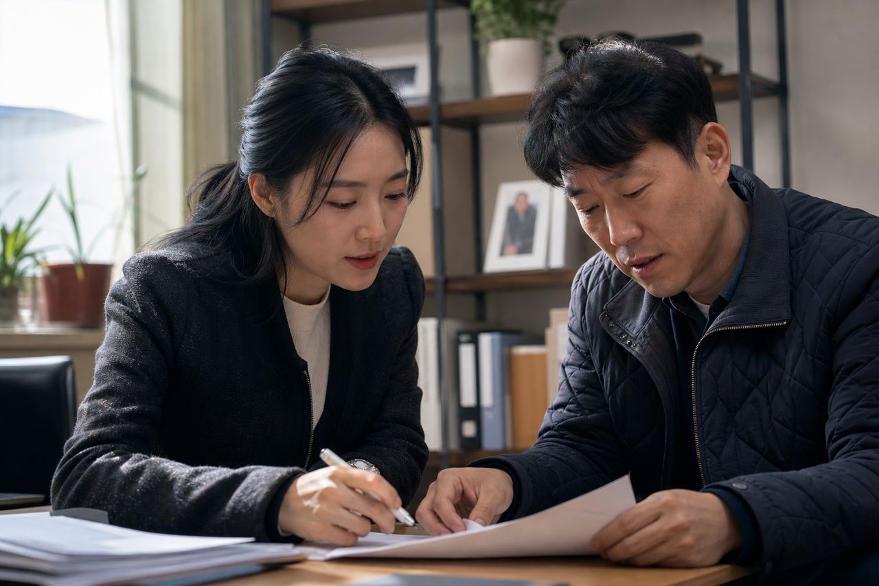 사기죄, 돈을 갚지 못했다는 사실만으로 형사책임이 생기는 것은 아닌 이유 관련 전문가 상담·서류 검토 장면